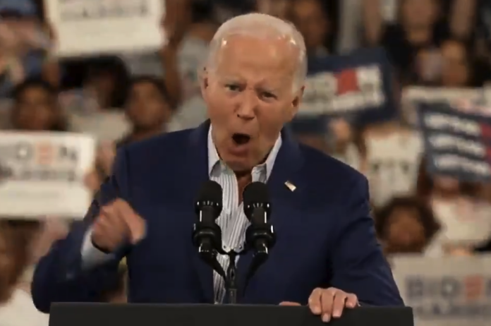 watch:-biden-screams-and-coughs-repeatedly-during-angry-rally