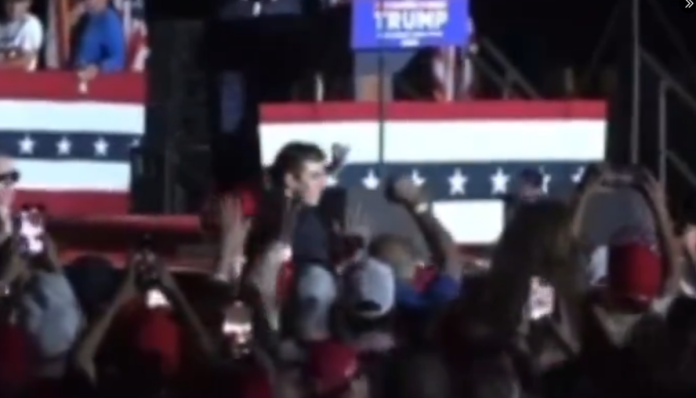watch:-barron-receives-standing-ovation-at-trump-rally watch:-barron-receives-standing-ovation-at-trump-rally