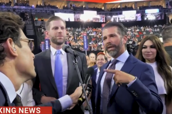 watch:-donald-trump-jr.-snaps-back-at-msnbc-reporter-at-rnc,-orders-him-to-leave-event watch:-donald-trump-jr.-snaps-back-at-msnbc-reporter-at-rnc,-orders-him-to-leave-event