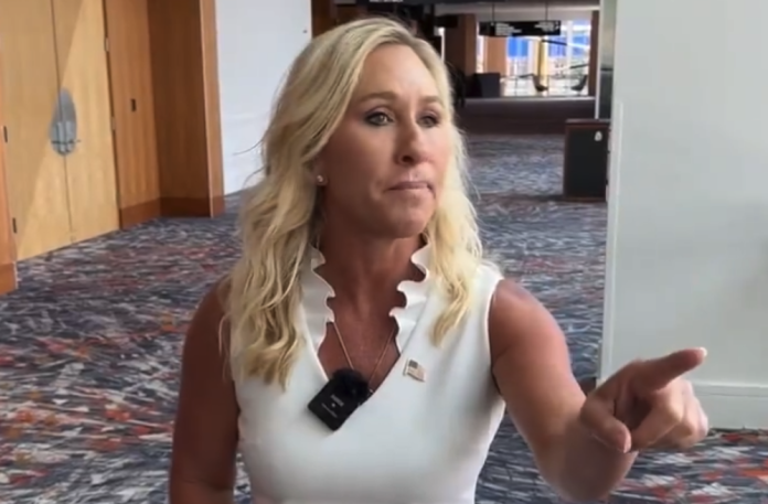 watch:-mtg-snaps-on-liberal-reporter-in-devastating-takedown:-‘you’re-done’