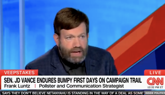 watch:-frank-luntz-schools-cnn-host,-praises-trump’s-selection-of-jd-vance
