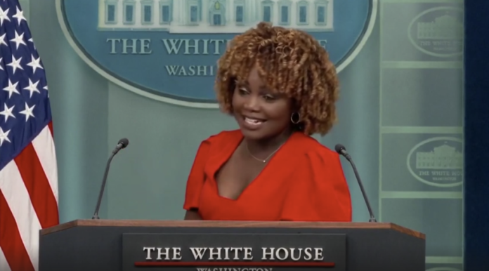 watch:-peter-doocy-roasts-karine-jean-pierre,-press-corps-laughs-at-her watch:-peter-doocy-roasts-karine-jean-pierre,-press-corps-laughs-at-her