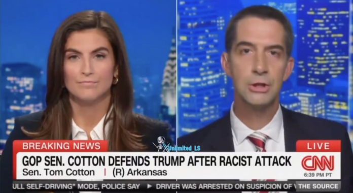 watch:-tom-cotton-flips-the-script-on-cnn’s-kaitlan-collins,-leaves-her-speechless