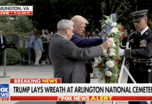 WATCH: Trump Lays Wreath At Arlington National Cemetery With Families Of Afghanistan Victims watch:-trump-lays-wreath-at-arlington-national-cemetery-with-families-of-afghanistan-victims