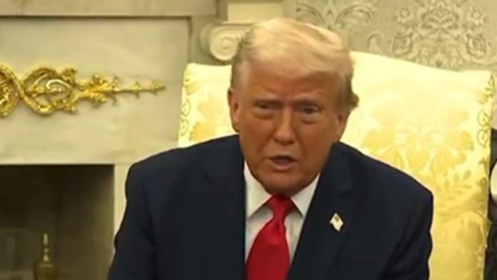 president-trump-says-arsonist-who-targeted-gov-shapiros-home-is-not-a-fan-of-trump-and-probably-just-a-whack-job-video-the-gateway-pundit-2025-04-14t230014-000z
