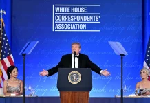 Trump Roasts Democrats, Press, And His Own Cabinet At WHCA Dinner