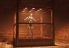 Robot Kicks Influencer to Floor in Cage Fight