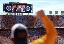Trump Gets Thunderous Welcome at Tennessee-Texas Football Game